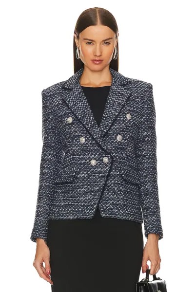 Пиджак Generation Love Eliza Tweed, цвет Navy Melange