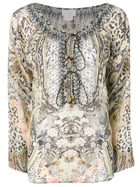 Camilla блузка свободного кроя с принтом