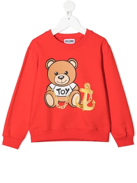 Moschino Kids толстовка с принтом Toy Bear