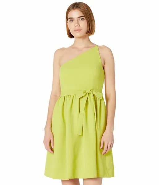 Платье Halston, Miley One Shoulder Crepe Dress