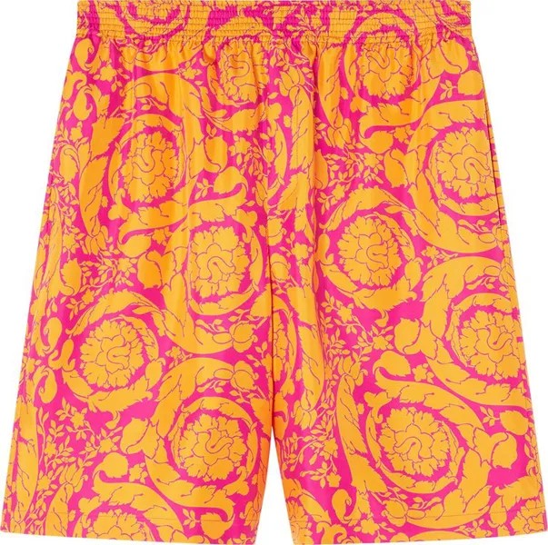 Шорты Versace Shorts 'Magenta/Tangerine', фиолетовый