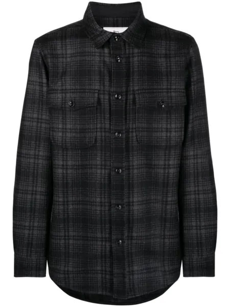 Woolrich куртка-рубашка Alaskan Melton, серый