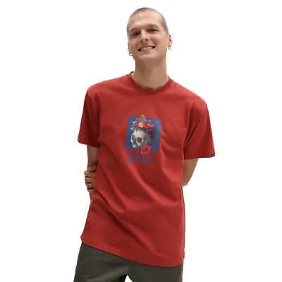 Футболка Vans Death Blooms SS Lifestyle, мужская футболка с маслом чили, повседневная спортивная футболка