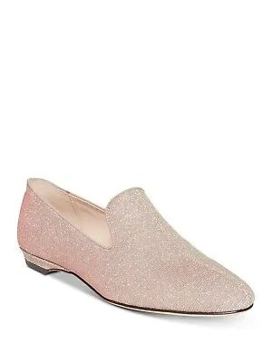 KATE SPADE Женские розовые лоферы без шнуровки с металлизированным носком Jonah Almond Toe, 10 м