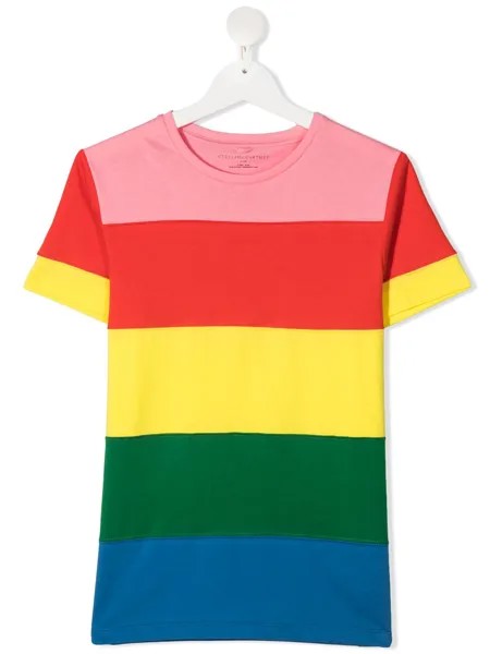 Stella McCartney Kids футболка в полоску