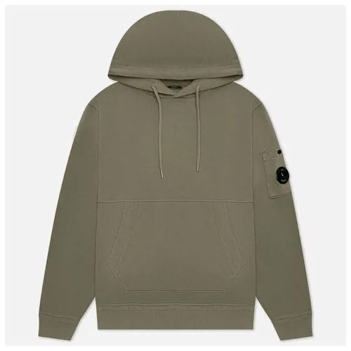 Мужская толстовка C.P. Company Cotton Fleece Hoodie Resist Dyed зелёный, Размер XXL