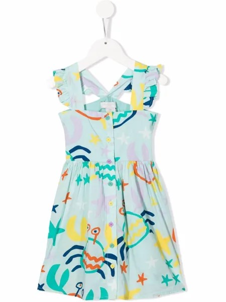 Stella McCartney Kids платье с принтом