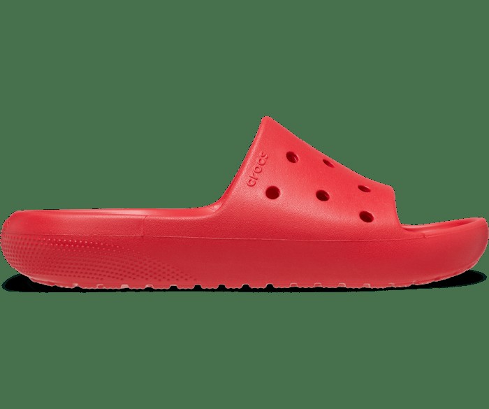 Классические шлепанцы 2.0 Crocs мужские, цвет Varsity Red