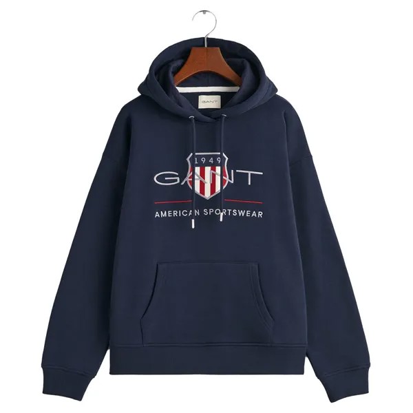 Худи Gant Rel Archive Shield, синий