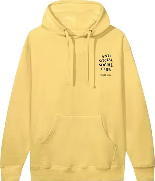 Худи Anti Social Social Club Australia Hoodie 'Yellow', желтый