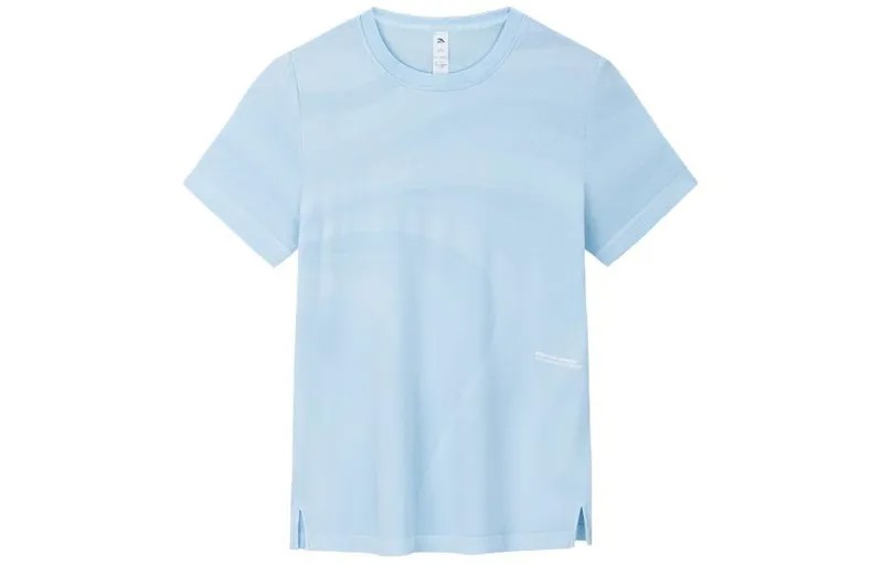 Футболка женская из коллекции Running, цвет Water Cloud Blue Anta
