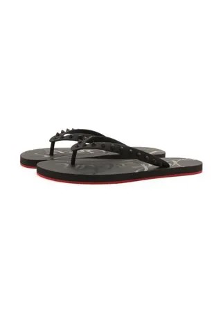 Резиновые шлепанцы Loubi Flip Christian Louboutin