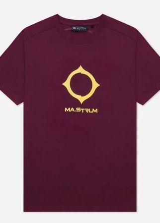 Мужская футболка MA.Strum Distort Logo FW21, цвет фиолетовый, размер L