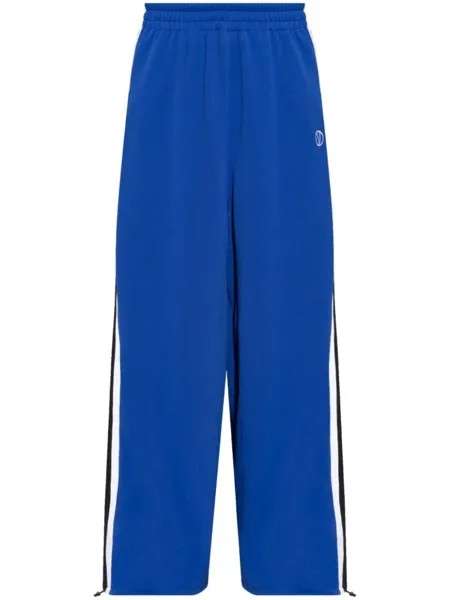 VETEMENTS спортивные брюки с полосками по бокам, синий