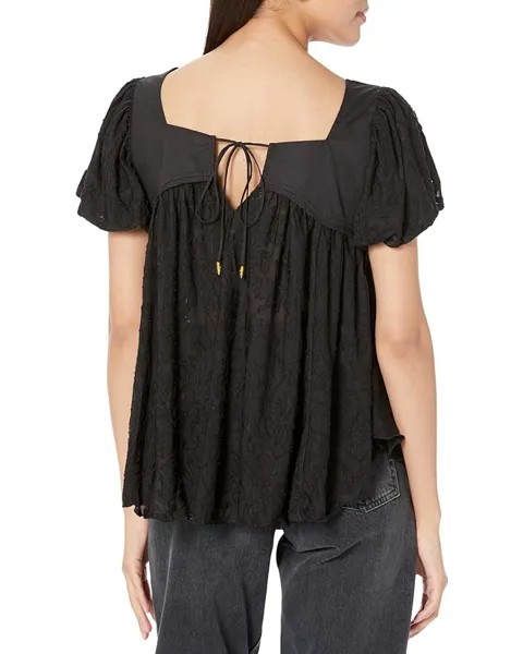 Топ Free People Sunrise to Sunset Top, цвет Washed Black