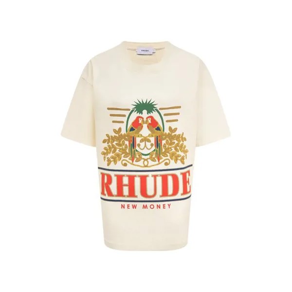 Хлопковая футболка Rhude