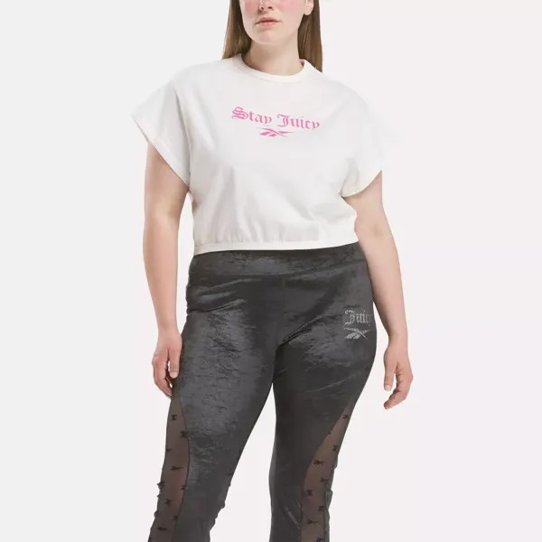 Футболка с рисунком x Juicy Couture (размер большого размера) Reebok, белый