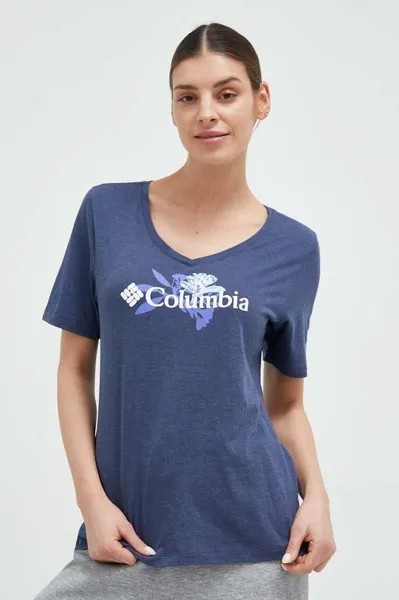 Футболка Колумбия Columbia, синий