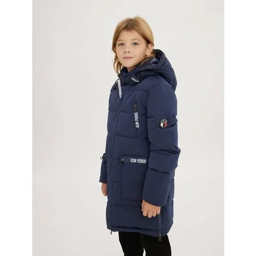 Куртка Les Trois Vallees, демисезон/зима, капюшон, размер 122, синий