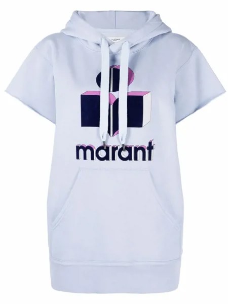 Isabel Marant Étoile худи с короткими рукавами и логотипом