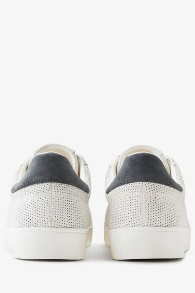 Кроссовки Spencer с перфорацией Fred Perry, белый