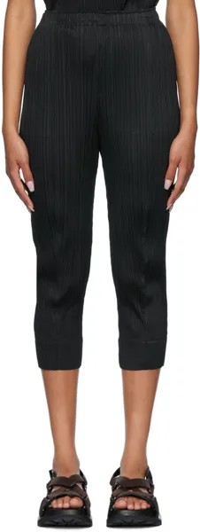 Черные брюки Monthly Colours July Pleats Please Issey Miyake