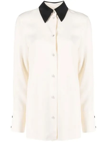 Jil Sander рубашка с длинными рукавами, нейтральный цвет