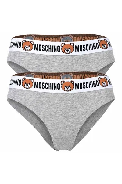 Бразильское бикини - 2 пары Moschino Underwear, серый