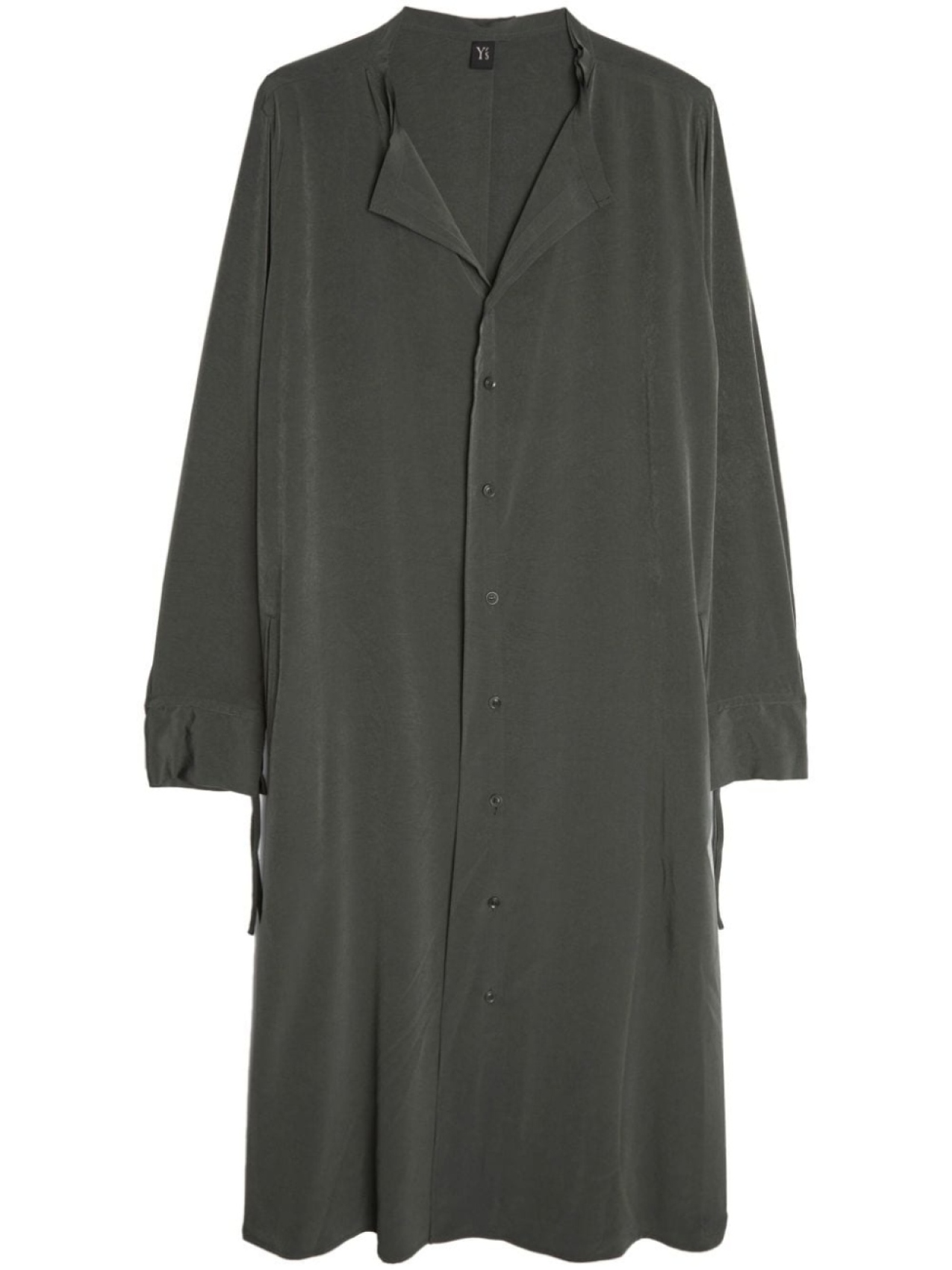 Платье на пуговицах Yohji Yamamoto, серый