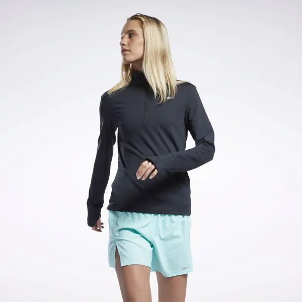 Джемпер для бега 1/4 Zip Reebok