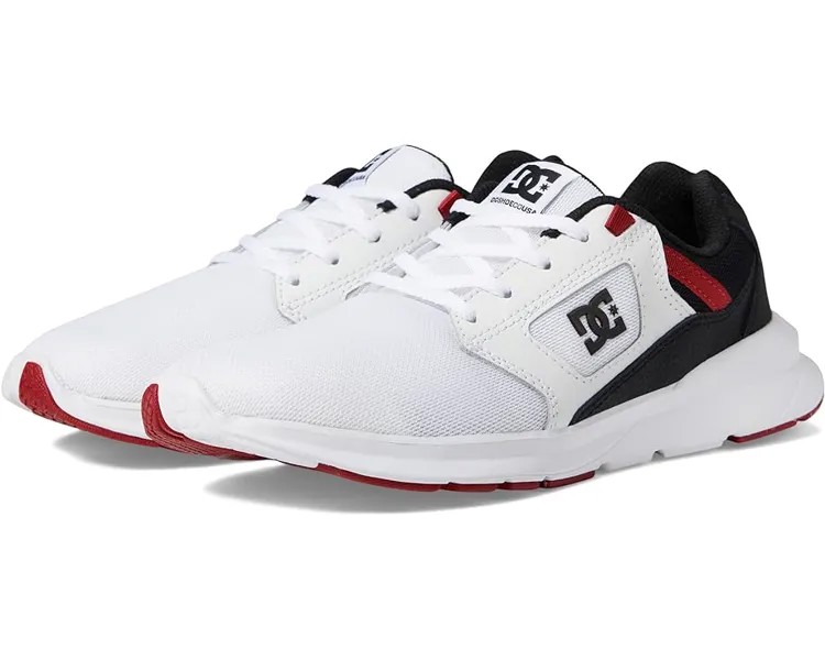 Кроссовки DC Skyline, цвет White/Black/True Red