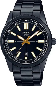 Японские наручные  мужские часы Casio MTP-VD02B-1E. Коллекция Analog
