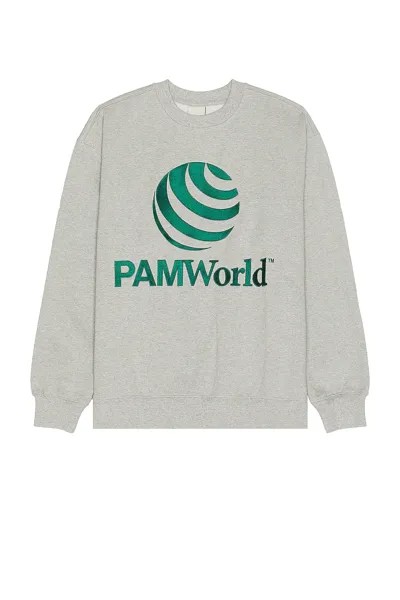 Свитер P.A.M. Perks And Mini P.A.M. World Crew Neck, цвет Grey Marle