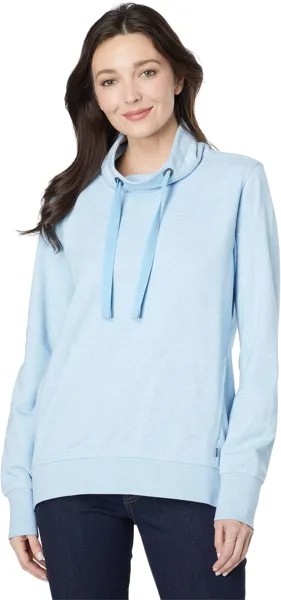 Толстовка Cutter & Buck Saturday Cotton Blend Funnel Neck, цвет Atlas Heather