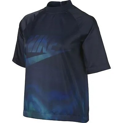 Футболка Nike Sportswear с рукавами 1/2, обсидиан, размер M