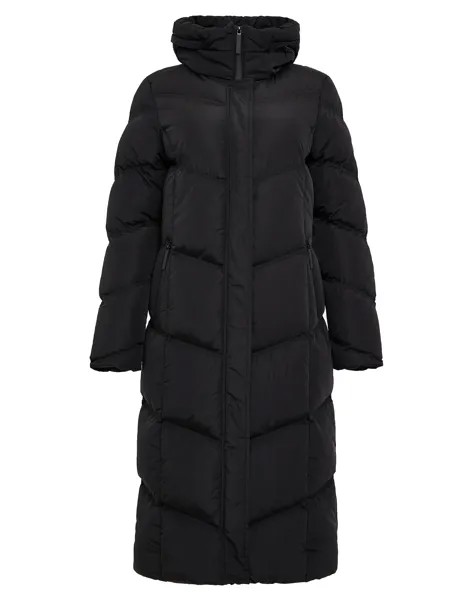 Пуховик Threadbare THB Jotta Longline Padded Coat, черный