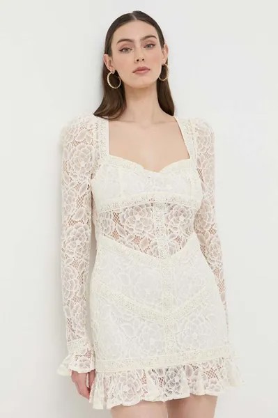 Платье For Love & Lemons, бежевый