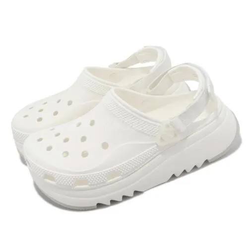 Crocs Hiker Xscape Clog White Мужские сандалии унисекс без шнурков Туфли на платформе 208365-100
