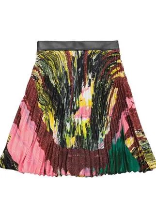 Christopher Kane плиссированная юбка Mindscape