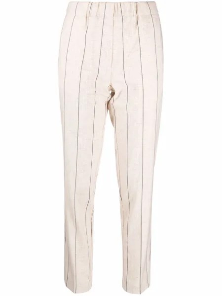 Alysi pinstripe-pattern slim-fit trousers