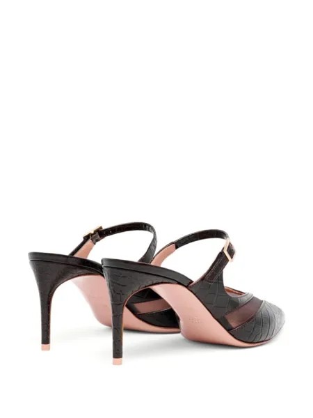 Malone Souliers кожаные мюли Cristi 70 мм, черный