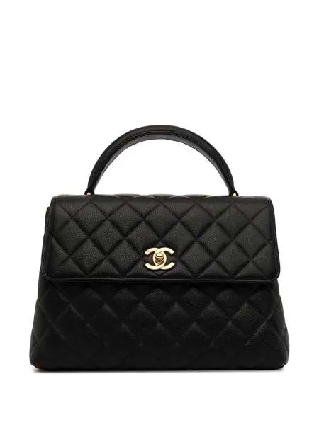 Chanel Pre-Owned стеганая сумка 1997-го года с логотипом CC