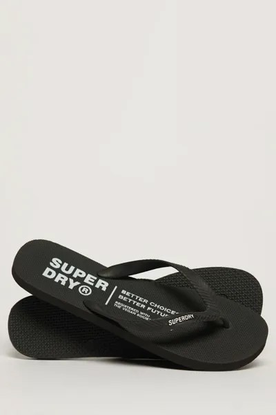 Шлепанцы Студии Superdry, черный