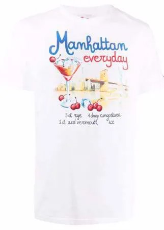 Mc2 Saint Barth футболка Manhattan Drink с графичным принтом