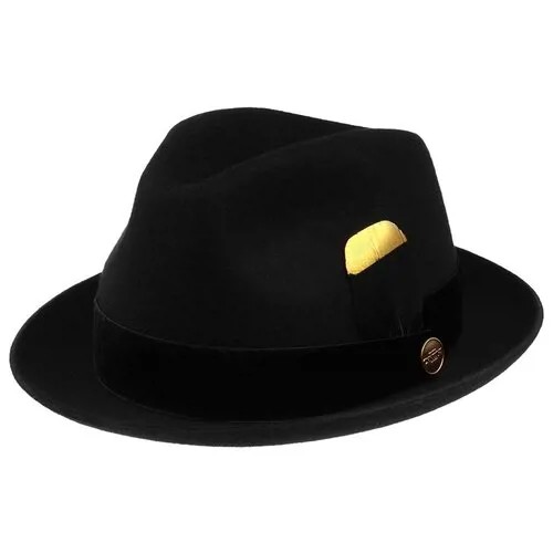 Шляпа Christys, размер 57, черный