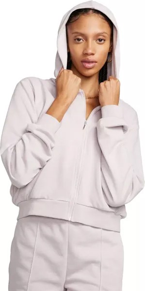 Женская свободная худи из френч-терри с молнией во всю длину Nike Sportswear Chill Terry