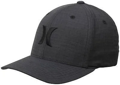 Черная текстурированная шапка Hurley — черный/черный рипстоп — новинка