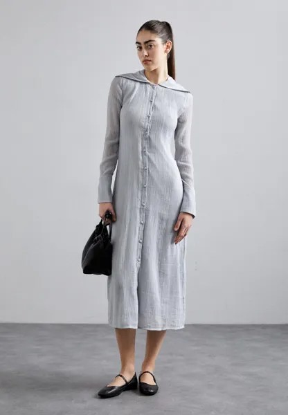 Платье-рубашка Censi Pleat Dress Holzweiler, цвет light blue