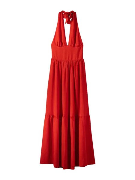 Летнее платье Bershka, красный
