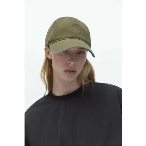 Бейсболка Zara, размер M, хаки, серый